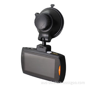1080P HD Car Recorder P1 2.7 Inches 2MP GPS Dual Lens with 6 Lamps Night Vision